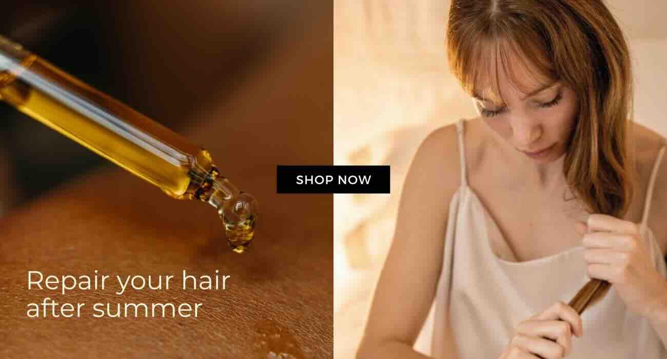 Repair and nourish hair after summer with natural and organic hair care